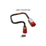 Трубка тормозная моста левая JCB 123/03154, 123-03154, 12303154