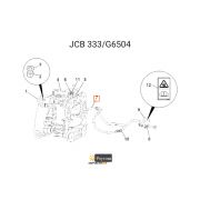 Шланг гидравлический JCB 333/G6504, 333-G6504, 333G6504