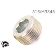 Пробка сливная с магнитом заднего моста JCB 816/M3848, 816-M3848, 816M3848, 816/80012, 816-81012, 81681012