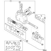 Секция гидрораспределителя JCB 25/223428
