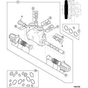 Секция гидрораспределителя JCB 25/221860